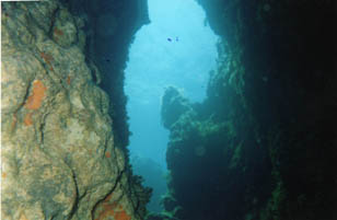 The Chimney of the Blue Hole - Dwejra, Gozo, Malta